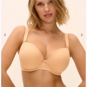 Freya Deco Molded Plunge Bra Nude US 34G / UK 34F